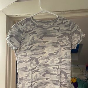 White camo t shirt